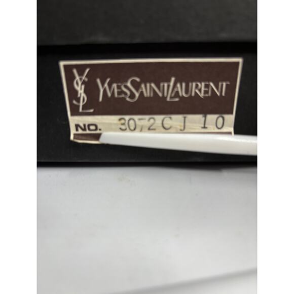 Vintage YSL Yves Saint Laurent Clutch Black Party Formal Purse - Picture 11 of 14